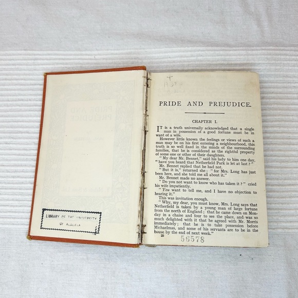 Pride and Prejudice by Jane Austen Hard Cover Ca.1900 - Picture 7 of 16